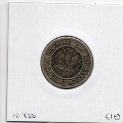 Belgique 10 centimes 1862 en Français TTB, KM 22 pièce de monnaie