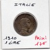 Italie 1 Lire 1910 TTB+, KM 45 pièce de monnaie