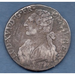 Ecu aux branches d'oliviers 1775 I Limoges Louis XVI pièce de monnaie royale