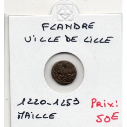 Flandre, ville de Lille anonyme (1220-1253), maille piece de monnaie