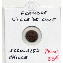 Flandre, ville de Lille anonyme (1220-1253), maille piece de monnaie