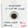 Flandre, ville de Lille anonyme (1220-1253), maille piece de monnaie