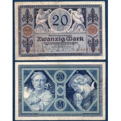 Allemagne Pick N°63a, TB Billet de banque de 2 Mark 1915