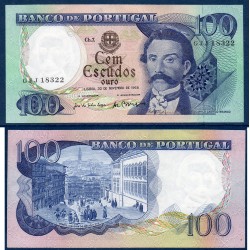 Portugal Pick N°169a, Spl Billet de banque de 100 Escudos 1965