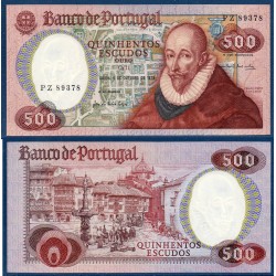Portugal Pick N°177a, TTB Billet de banque de 500 Escudos 1979