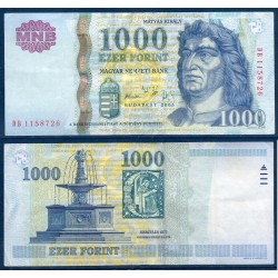 Hongrie Pick N°195a, TTB Billet de banque de 1000 Forint 2005