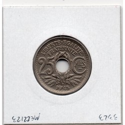 25 centimes Lindauer 1915 Sup, France pièce de monnaie