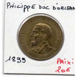 Médaille Philippe duc d'Orleans, 1899