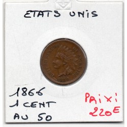 Etats Unis 1 cent 1866 Sup-, KM 87 pièce de monnaie