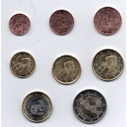 Série de pieces de monnaie...