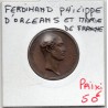 Médaille Ferdinand Philippe d'Orleans et Marie de France