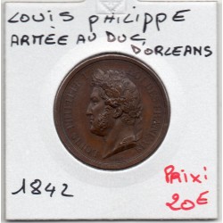 Médaille Louis Philippe 1er, armée au Duc, Barre 1842