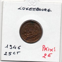 Luxembourg 25 centimes 1946 Sup, KM 45  pièce de monnaie