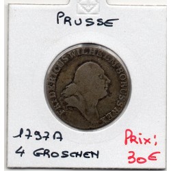 Prusse 4 groschen 1797 A TB KM 362 pièce de monnaie