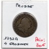 Prusse 4 groschen 1797 A TB KM 362 pièce de monnaie