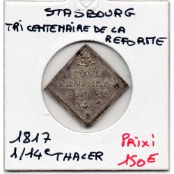 Alsace, Strasbourg tricentenaire de la réforme, (1817) 1/14 Thaler klippe