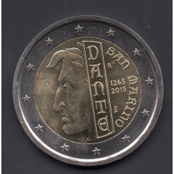 2 euros commémorative Saint Marin sans blister 2015 Dante Alighieri piece de monnaie €