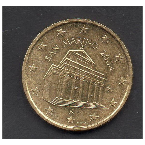 Pièce 10 centimes d'euro Saint-Marin 2004