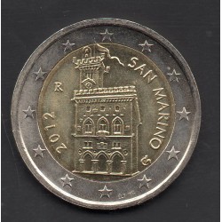 Pièce 2 euros BU Saint-Marin 2012