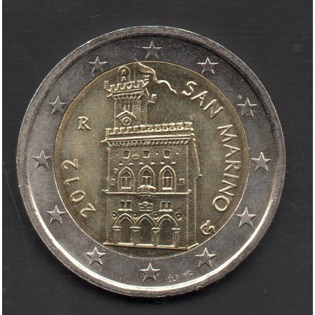 Pièce 2 euros BU Saint-Marin 2012