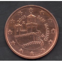 Pièce 5 centimes d'euros Saint-Marin 2005