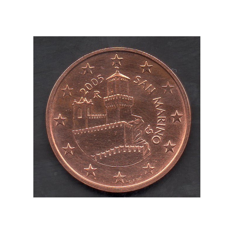 Pièce 5 centimes d'euros Saint-Marin 2005