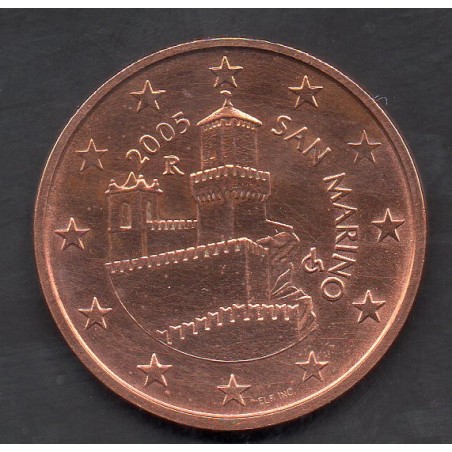 Pièce 5 centimes d'euros Saint-Marin 2005