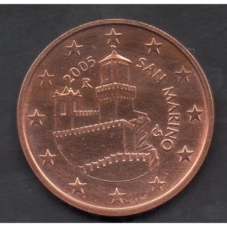 Pièce 5 centimes d'euros Saint-Marin 2005