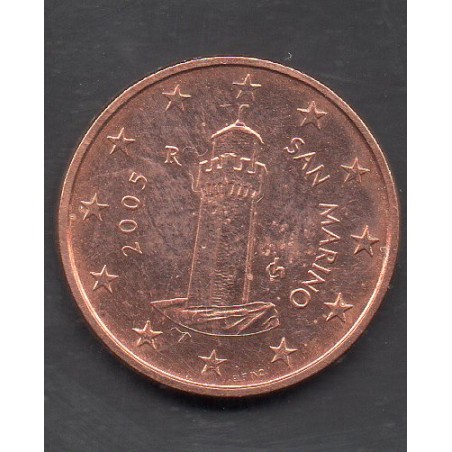 Pièce 1 centime d'euro Saint-Marin 2005