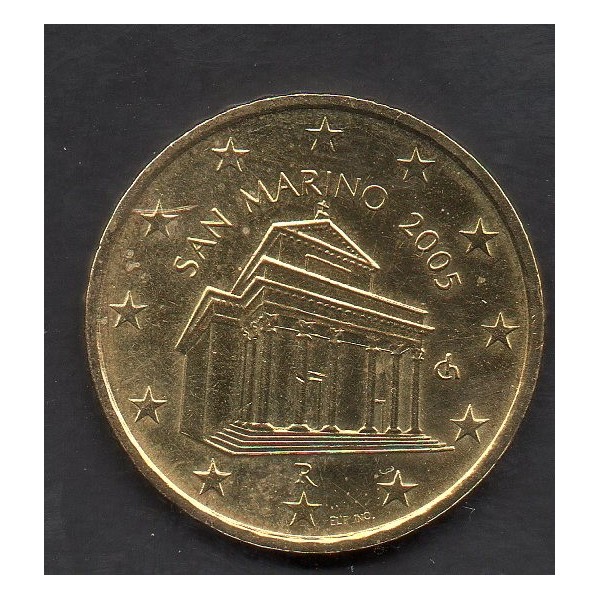 Pièce 10 centimes d'euro Saint-Marin 2005