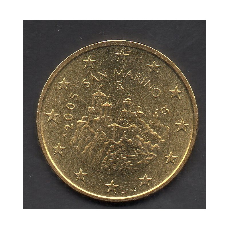 Pièce 50 centimes d'euro Saint-Marin 2005