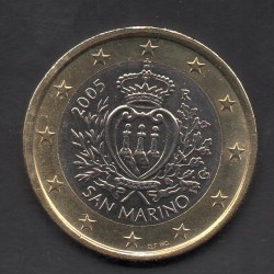 Pièce 1 euro Saint-Marin 2005