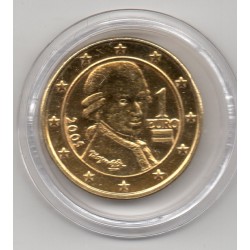 Pièce de 1 Euro Autriche 2005 plaquée or