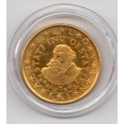 Pièce de 1 Euro Slovénie 2007 plaquée or