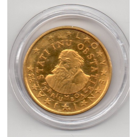 Pièce de 1 Euro Slovénie 2007 plaquée or