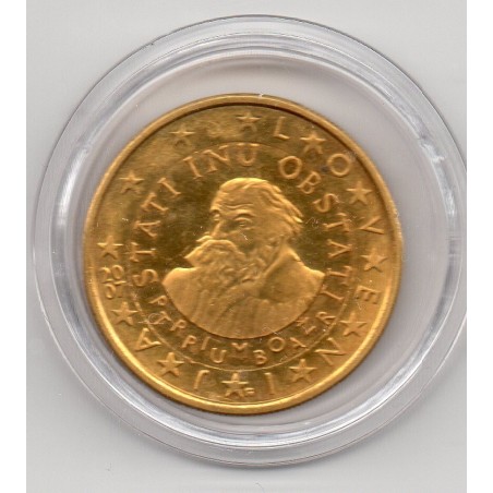Pièce de 1 Euro Slovénie 2007 plaquée or