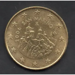 Pièce 50 centimes BU Saint-Marin 2006