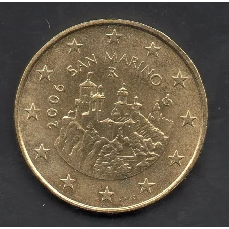 Pièce 50 centimes BU Saint-Marin 2006