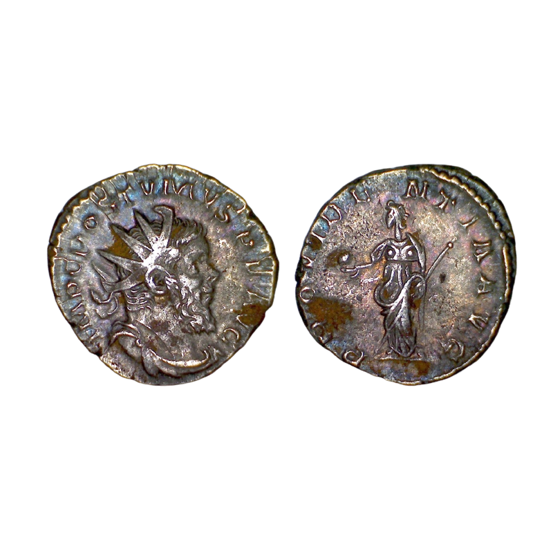 Antoninien de Postume (265-268), RIC 80 sear 10979 atelier Cologne, tresor d'Hortensia