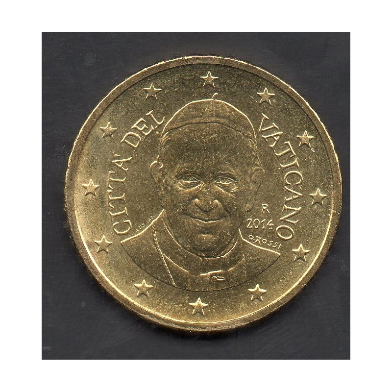 Pièce 50 centimes d'euro Vatican 2014 BU François