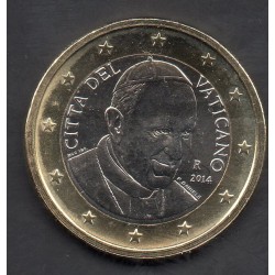 Pièce 1 euro Vatican 2014 BU François