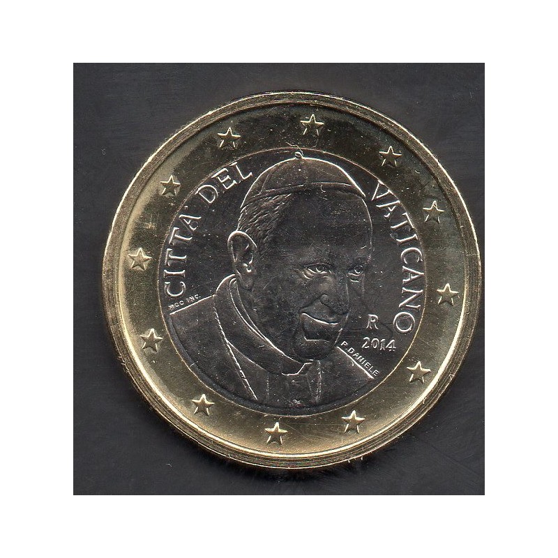 Pièce 1 euro Vatican 2014 BU François