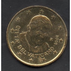 Pièce 50 centimes d'euro Vatican 2006 Benoit XVI