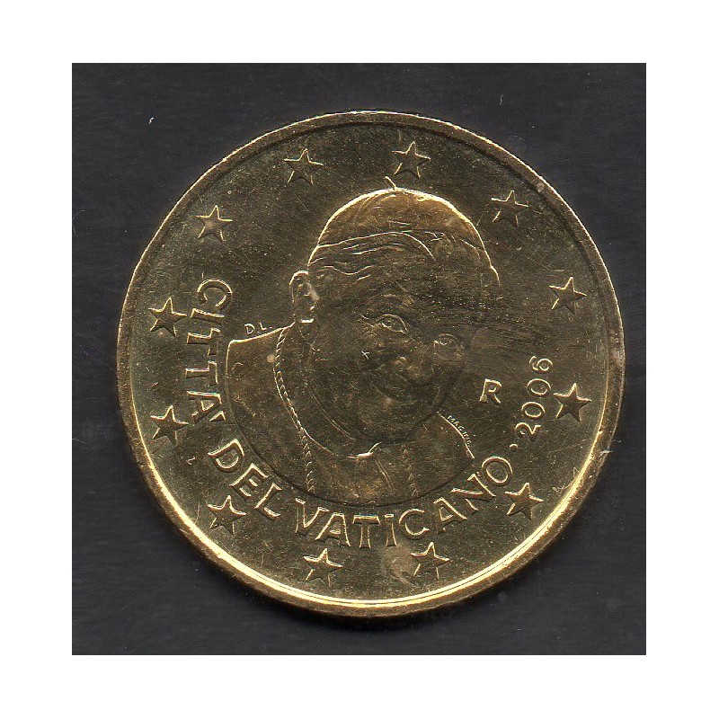 Pièce 50 centimes d'euro Vatican 2006 Benoit XVI