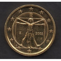 Pièce de 1 Euro Italie plaquée or