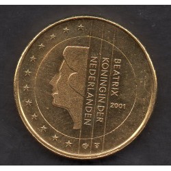 Pièce 1 Euro Pays-Bas plaquée or