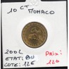 Pièce 10 centimes d'euro Monaco 2002