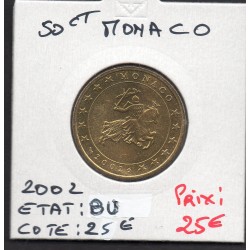 Pièce 50 centimes d'euro Monaco 2002