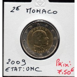 Pièce 2 euros Monaco 2009