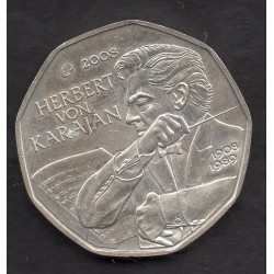5 Euro Autriche 2008 - Herbert Van Karajan 5€